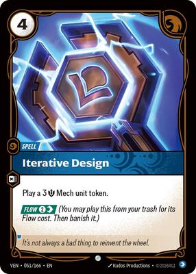 Riftbound: League of Legends Trading Card Game - Vendetta - Iterative Design - Common - Normal