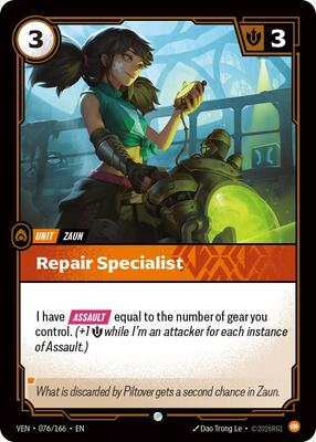 Riftbound: League of Legends Trading Card Game - Vendetta - Repair Specialist - Common - Normal