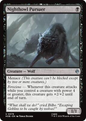 Magic: The Gathering - The Hobbit - Nighthowl Pursuer - Uncommon - Normal