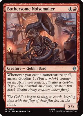 Magic: The Gathering - The Hobbit - Bothersome Noisemaker - Uncommon - Normal