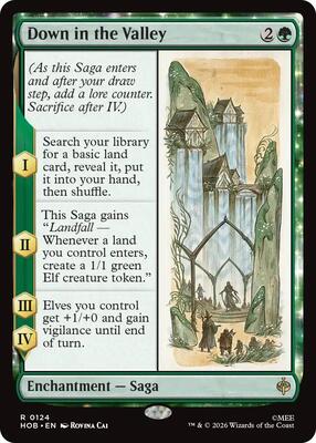 Magic: The Gathering - The Hobbit - Down in the Valley - Rare - Foil
