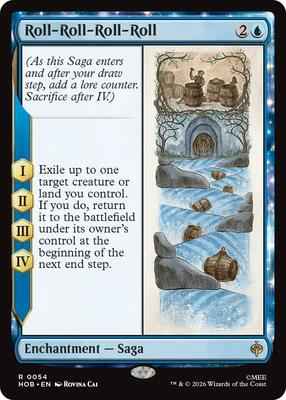 Magic: The Gathering - The Hobbit - Roll-Roll-Roll-Roll - 54 - Rare - Foil