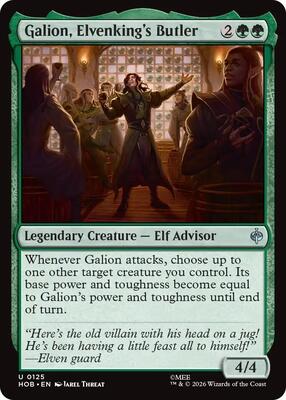 Magic: The Gathering - The Hobbit - Galion, Elvenking's Butler - Uncommon - Normal