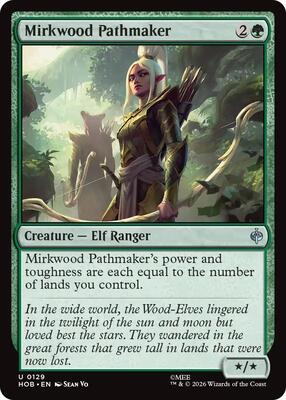 Magic: The Gathering - The Hobbit - Mirkwood Pathmaker - Uncommon - Normal