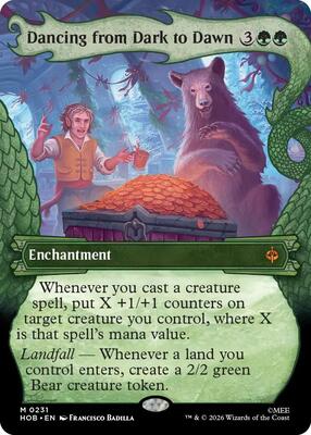 Magic: The Gathering - The Hobbit - Dancing from Dark to Dawn (Showcase) - Mythic - Normal