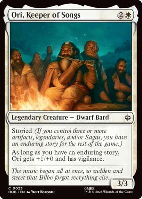 Magic: The Gathering - The Hobbit - Ori, Keeper of Songs - Common - Normal