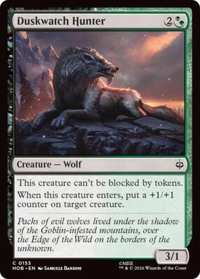 Magic: The Gathering - The Hobbit - Duskwatch Hunter - Common - Normal