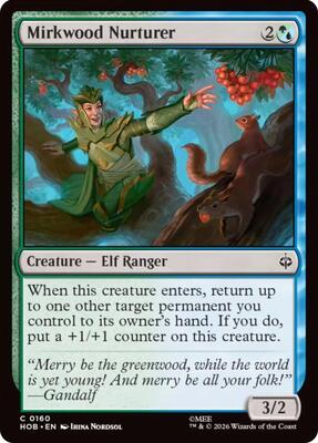 Magic: The Gathering - The Hobbit - Mirkwood Nurturer - Common - Normal
