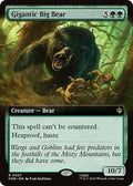 Magic: The Gathering - The Hobbit - Gigantic Big Bear (Extended Art) - Rare - Normal