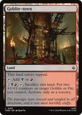 Magic: The Gathering - The Hobbit - Goblin-town - Land - Foil