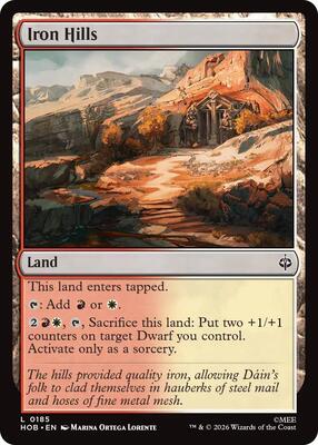 Magic: The Gathering - The Hobbit - Iron Hills - Land - Normal