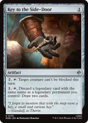Magic: The Gathering - The Hobbit - Key to the Side-Door - Uncommon - Normal