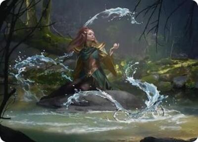 Magic: The Gathering - Art Series: The Hobbit - Mirkwood Meditator Art Card - Special - Normal