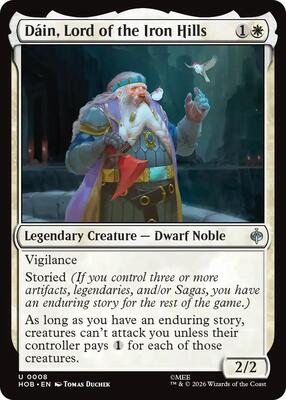 Magic: The Gathering - The Hobbit - Dain, Lord of the Iron Hills - Uncommon - Normal