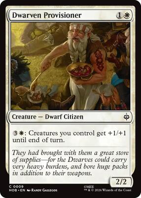 Magic: The Gathering - The Hobbit - Dwarven Provisioner - Common - Normal