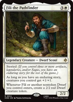 Magic: The Gathering - The Hobbit - Fili the Pathfinder - Rare - Normal