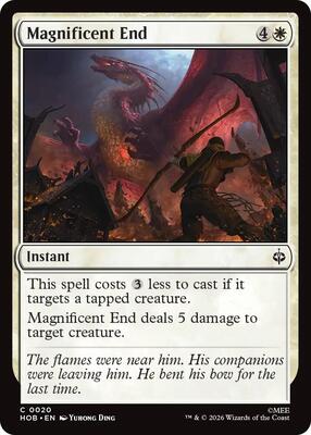 Magic: The Gathering - The Hobbit - Magnificent End - Common - Foil