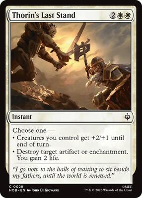 Magic: The Gathering - The Hobbit - Thorin's Last Stand - Common - Normal