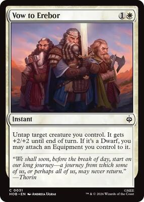Magic: The Gathering - The Hobbit - Vow to Erebor - Common - Normal