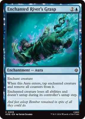 Magic: The Gathering - The Hobbit - Enchanted River's Grasp - 39 - Common - Normal