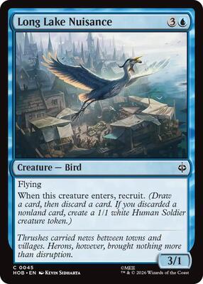 Magic: The Gathering - The Hobbit - Long Lake Nuisance - Common - Normal