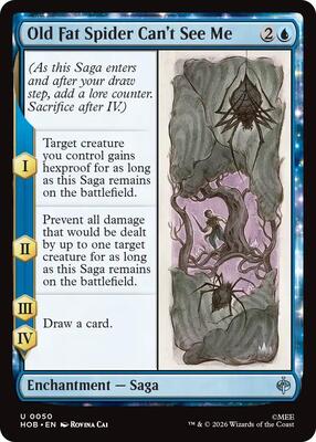 Magic: The Gathering - The Hobbit - Old Fat Spider Can't See Me - Uncommon - Foil