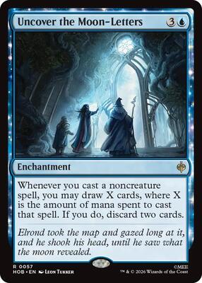 Magic: The Gathering - The Hobbit - Uncover the Moon-Letters - Rare - Foil