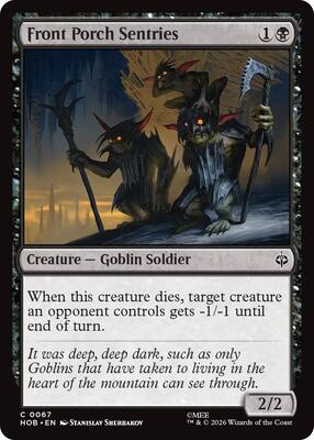Magic: The Gathering - The Hobbit - Front Porch Sentries - Common - Normal