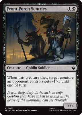 Magic: The Gathering - The Hobbit - Front Porch Sentries - 67 - Common - Normal