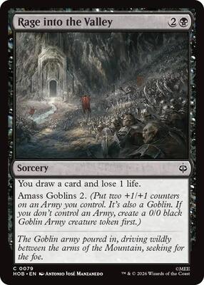Magic: The Gathering - The Hobbit - Rage into the Valley - Common - Foil