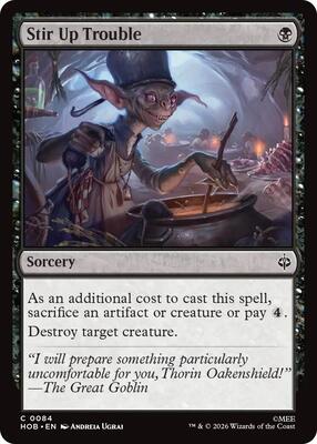 Magic: The Gathering - The Hobbit - Stir Up Trouble - Common - Normal