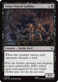 Magic: The Gathering - The Hobbit - Stony-Voiced Goblins - Common - Normal