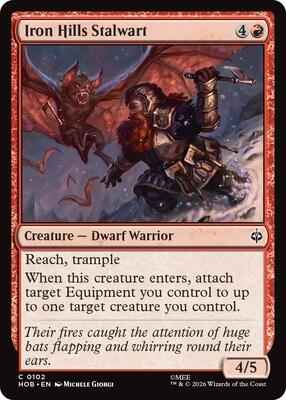 Magic: The Gathering - The Hobbit - Iron Hills Stalwart - 102 - Common - Normal