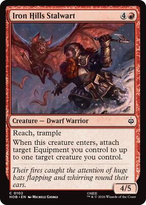 Magic: The Gathering - The Hobbit - Iron Hills Stalwart - Common - Normal