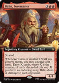 Magic: The Gathering - The Hobbit - Balin, Loremaster (Extended Art) - Rare - Normal