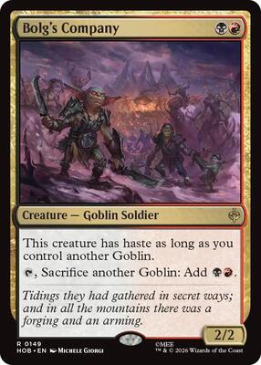 Magic: The Gathering - The Hobbit - Bolg's Company - Rare - Normal