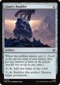 Magic: The Gathering - The Hobbit - Giant's Boulder - Common - Foil