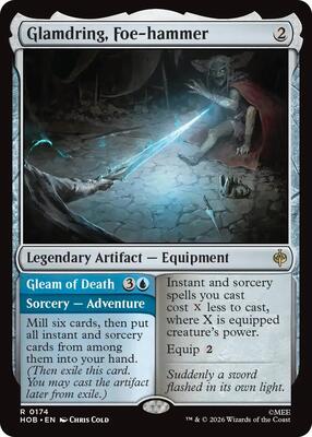 Magic: The Gathering - The Hobbit - Glamdring, Foe-hammer - Rare - Normal