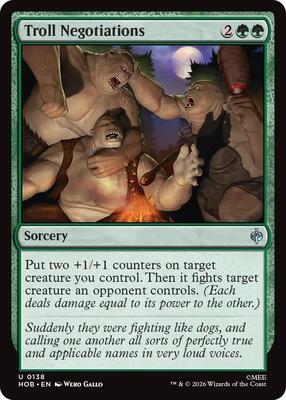 Magic: The Gathering - The Hobbit - Troll Negotiations - Uncommon - Normal