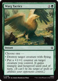 Magic: The Gathering - The Hobbit - Warg Tactics - Common - Foil