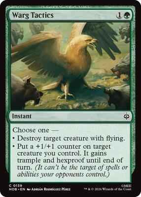 Magic: The Gathering - The Hobbit - Warg Tactics - 139 - Common - Normal
