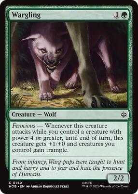 Magic: The Gathering - The Hobbit - Wargling - Common - Foil
