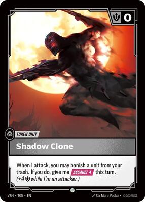 Riftbound: League of Legends Trading Card Game - Vendetta - Shadow Clone // Tentacle - Common - Normal
