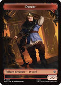 Magic: The Gathering - The Hobbit - Dwarf // Enduring Story Double-Sided Token - Token - Normal