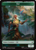 Magic: The Gathering - The Hobbit - Elf // Treasure (0013) Double-Sided Token - Token - Foil