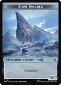 Magic: The Gathering - The Hobbit - Stone Boulder // Bear Double-Sided Token - Token - Foil