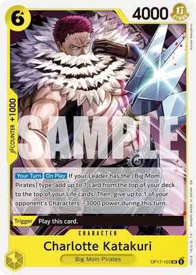 One Piece Card Game - The World's Strongest Warriors - Charlotte Katakuri - Uncommon – OP17-103 - Normal