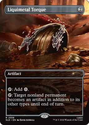 Magic: The Gathering - Secret Lair Drop Series - Liquimetal Torque - Rare – 2559 - Foil