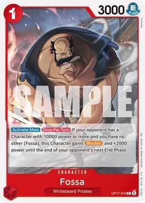 One Piece Card Game - The World's Strongest Warriors - Fossa - Common – OP17-010 - Normal