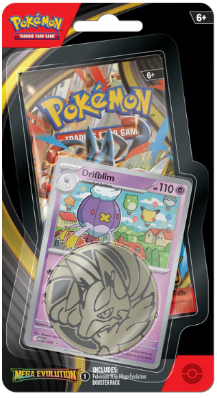 Pokemon - Mega Evolution - Base Set - Checklane Blister - Drifblim - Anime Card Craze
